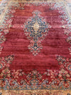 12'10" x 9'7" Vintage Persian Kerman Carpet