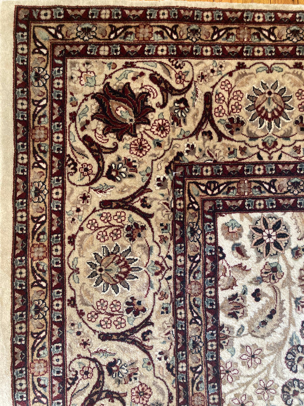 9'9" X 7'11" Vintage Persian Tabriz