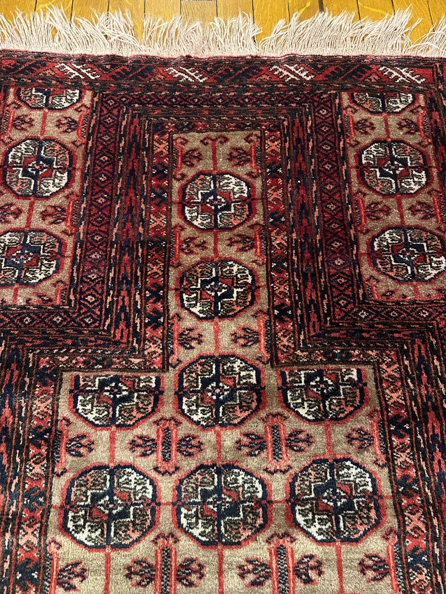2'8" X 4'7" Vintage Tekke Turkmen Prayer Rug [SH-177]