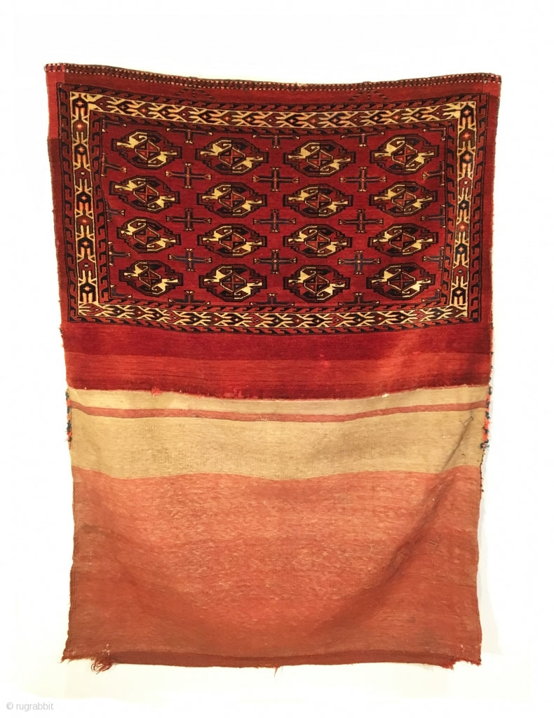 5&#39;2&quot; X 3&#39;10&quot; Yomud Chuval Rug