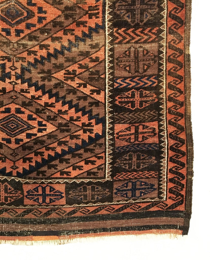 3&#39;1&quot; X 5&#39;3&quot; Antique Baluch Rug
