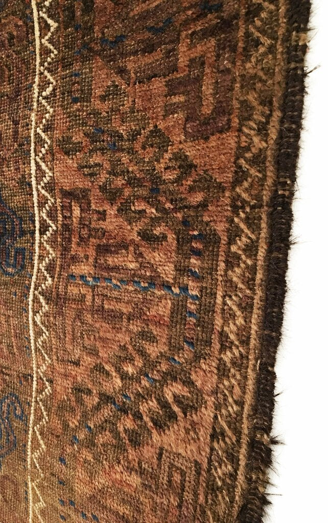2&#39;11&quot; X 5&#39;4&quot; Antique Afghan Baluch Rug