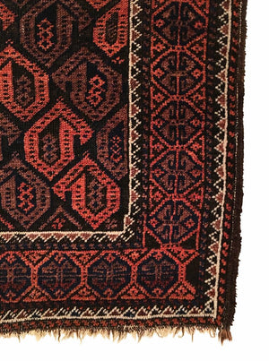 2'6" X 4'6" Antique Baluch Small Rug