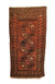 3'9 X 7'2 Antique Turkmen Ersari Long Rug