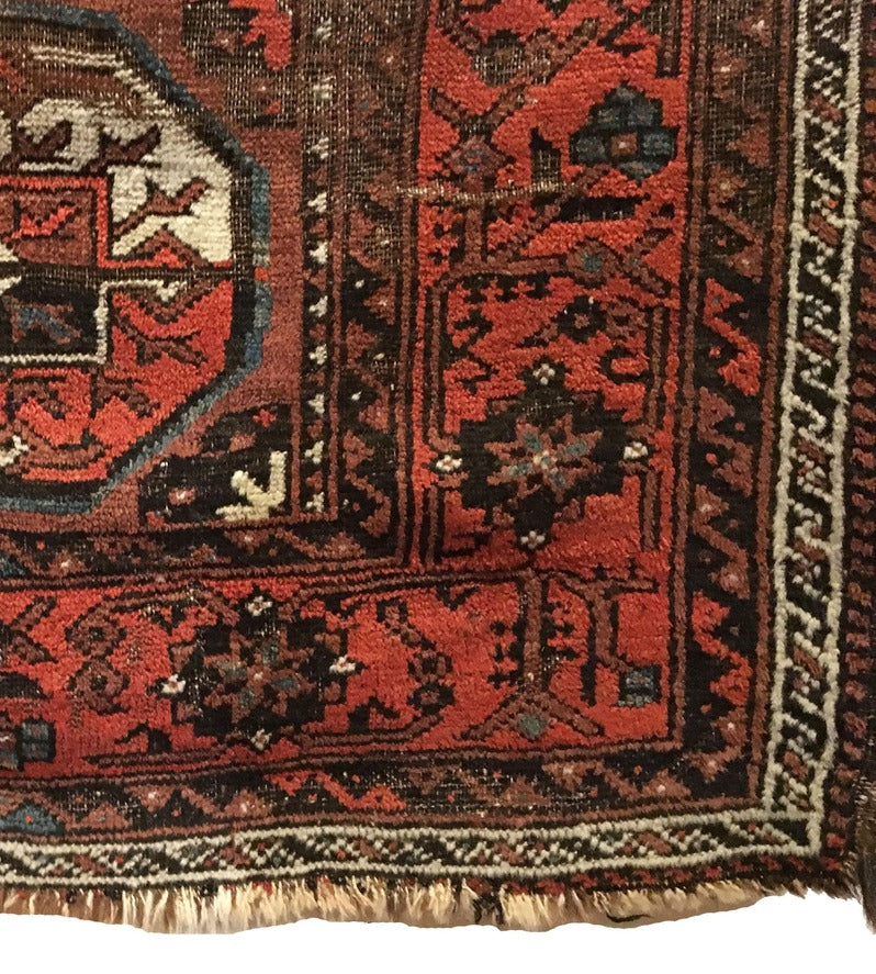 4&#39; X 6&#39;6&quot; Antique Distressed Baluch Long Rug