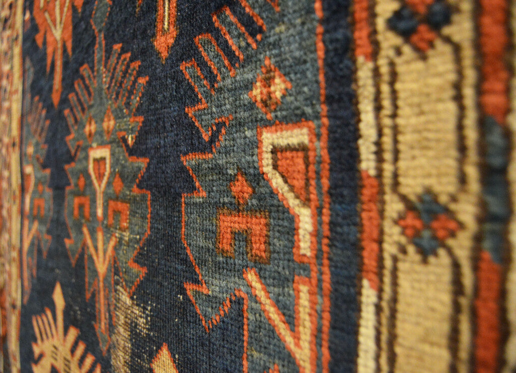 2&#39;10&quot; X 4&#39;2&quot; Antique Caucasian Avar Small Rug