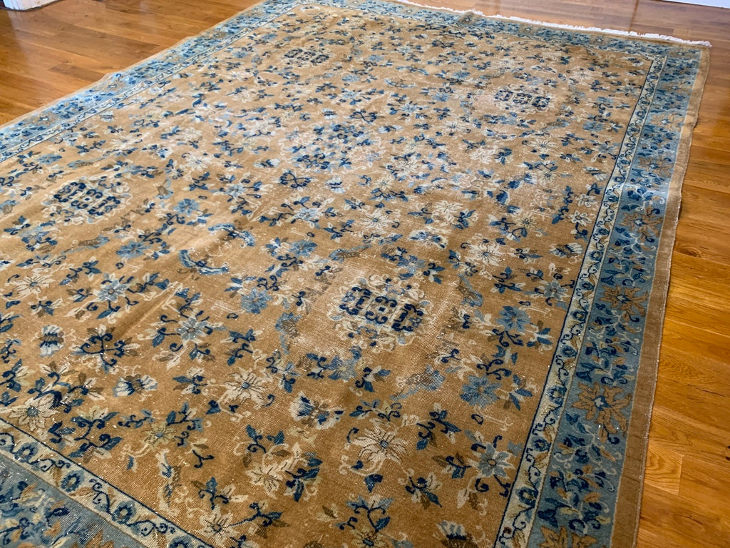8&#39;10 X 11&#39;10 Antique Chinese Ningxia Carpet