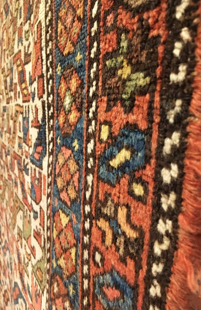 3’11&quot; X 8’5&quot; 19th Century Kurdish Long Rug