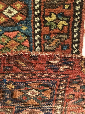 3’11" X 8’5" 19th Century Kurdish Long Rug