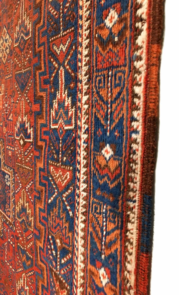 4'3" X 7'10" Antique Persian Afshar Long Rug