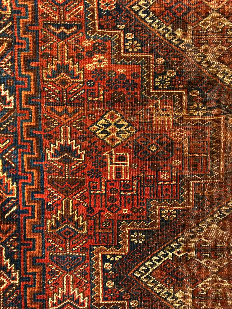 4&#39;3&quot; X 7&#39;10&quot; Antique Persian Afshar Long Rug