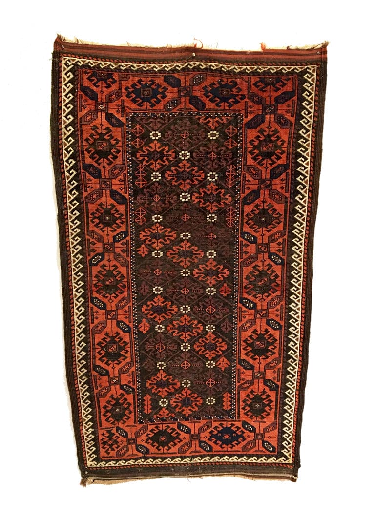 3&#39;2&quot; X 5&#39;5&quot; Antique Persian Baluch Rug