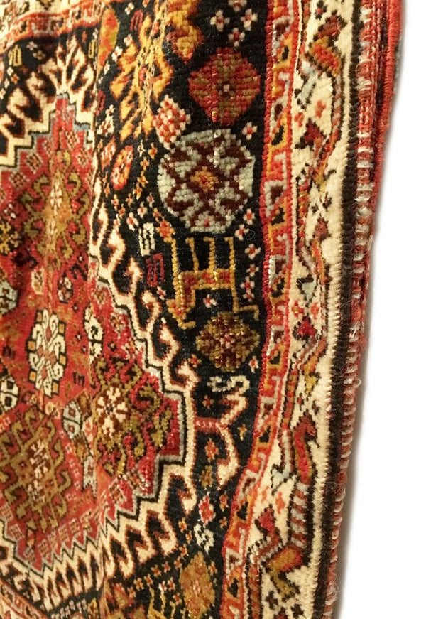 2'2 X 2'0 Antique Persian Qashqai Square Bag [TAK0070] - The