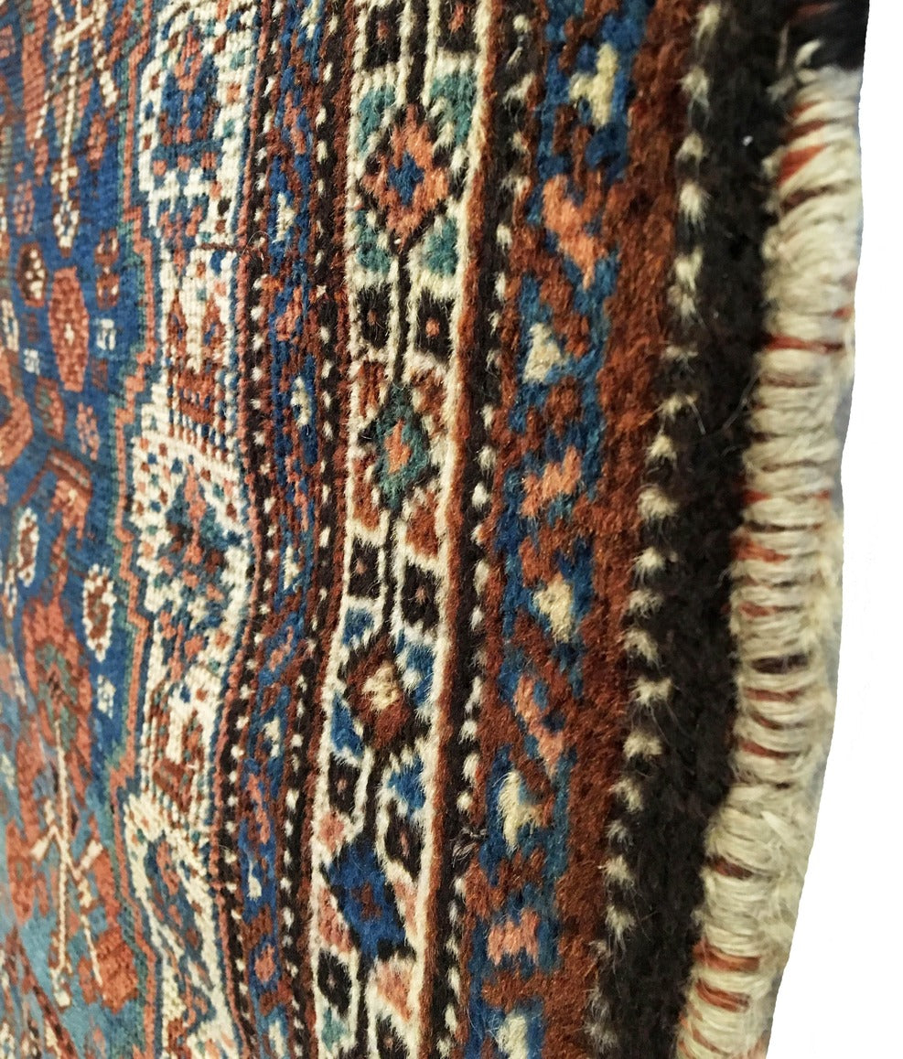 4&#39;2&quot; X 5&#39;7&quot; Antique Distressed Persian Qashqai Rug