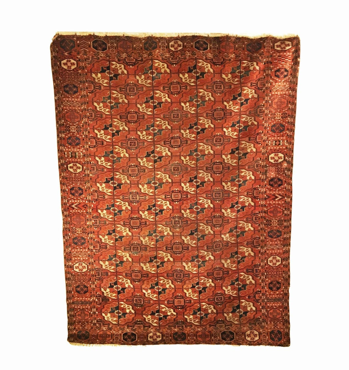 6'1" X 8'2" Antique Tekke Main Carpet