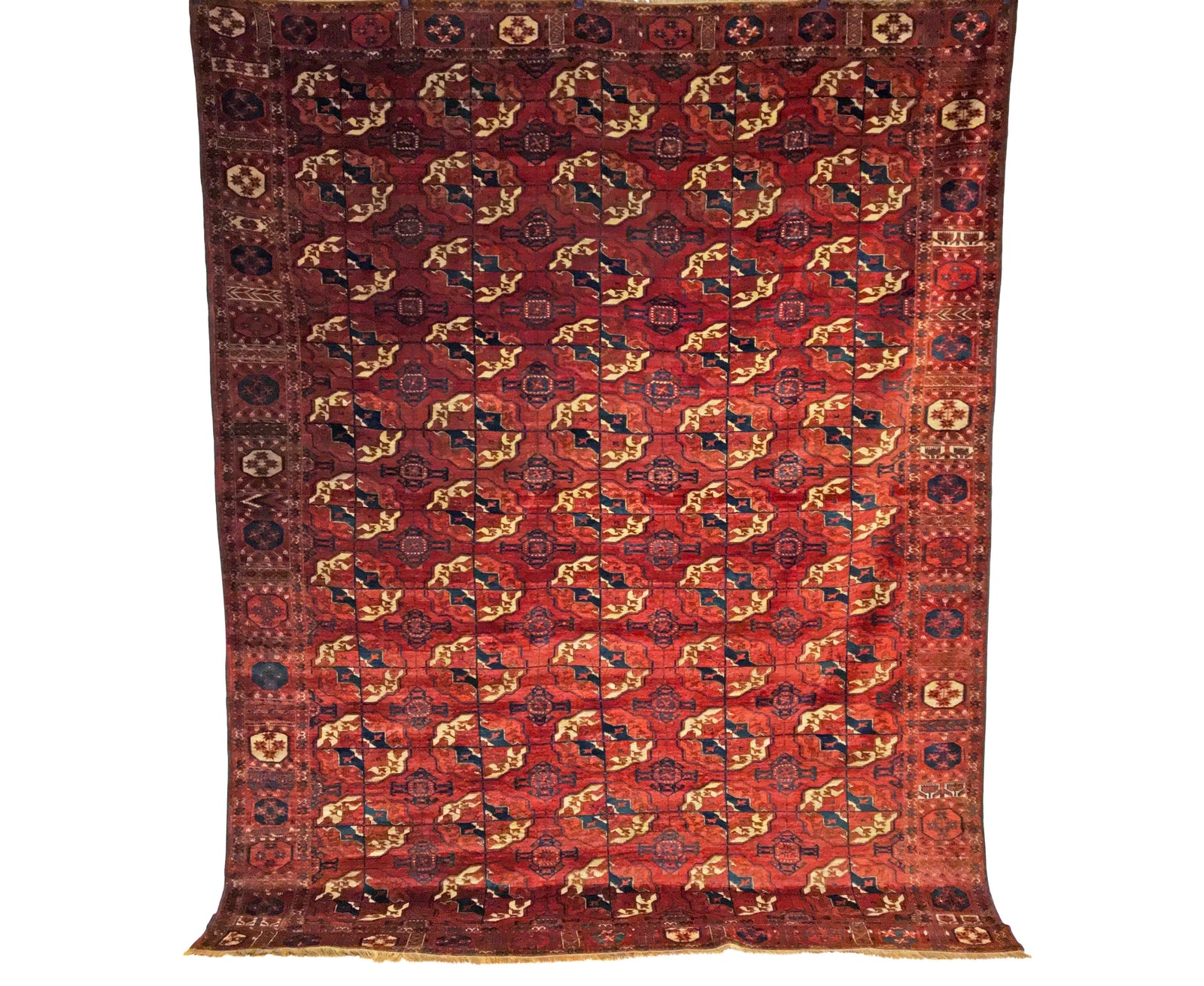 6'8" X 8'6" Antique Tekke Main Carpet