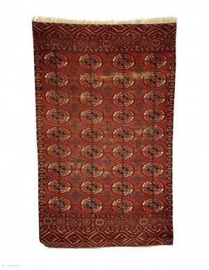 3’0" X 4’11" 19th Century Tekke Small Main Carpet