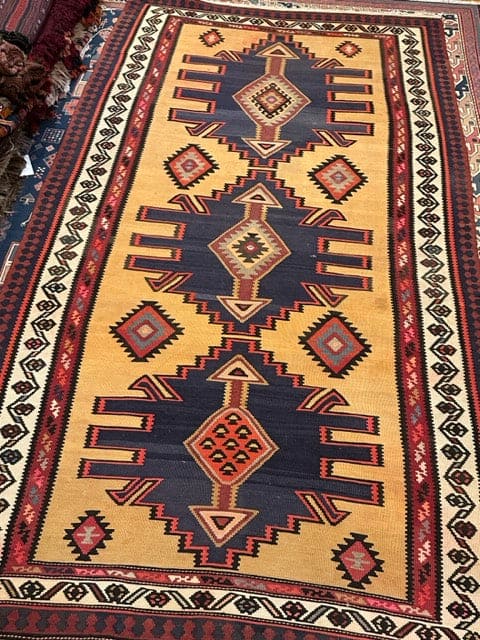 10&#39;1&quot; X 5&#39;9&quot; Kuba Caucasian Kilim [SH-071]