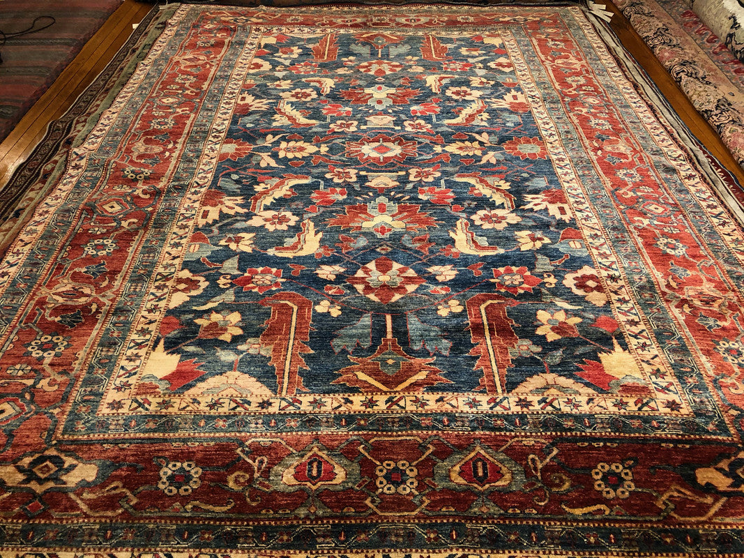 8'7" X 12' Vintage Caucasian Rug