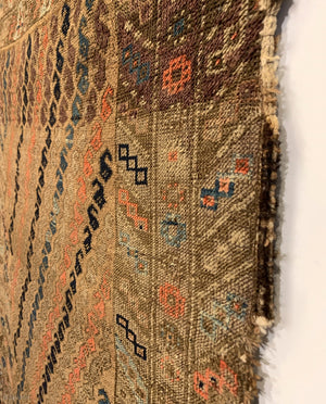 5’2” X 3’0” 19th Century Antique Baluch Rug