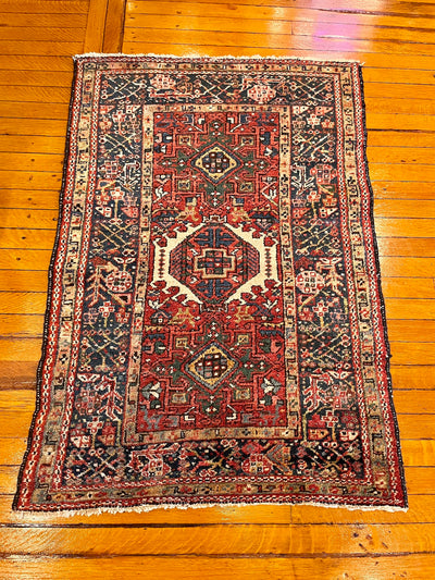 Vintage Persian Karaja 3'1" x 4'6"