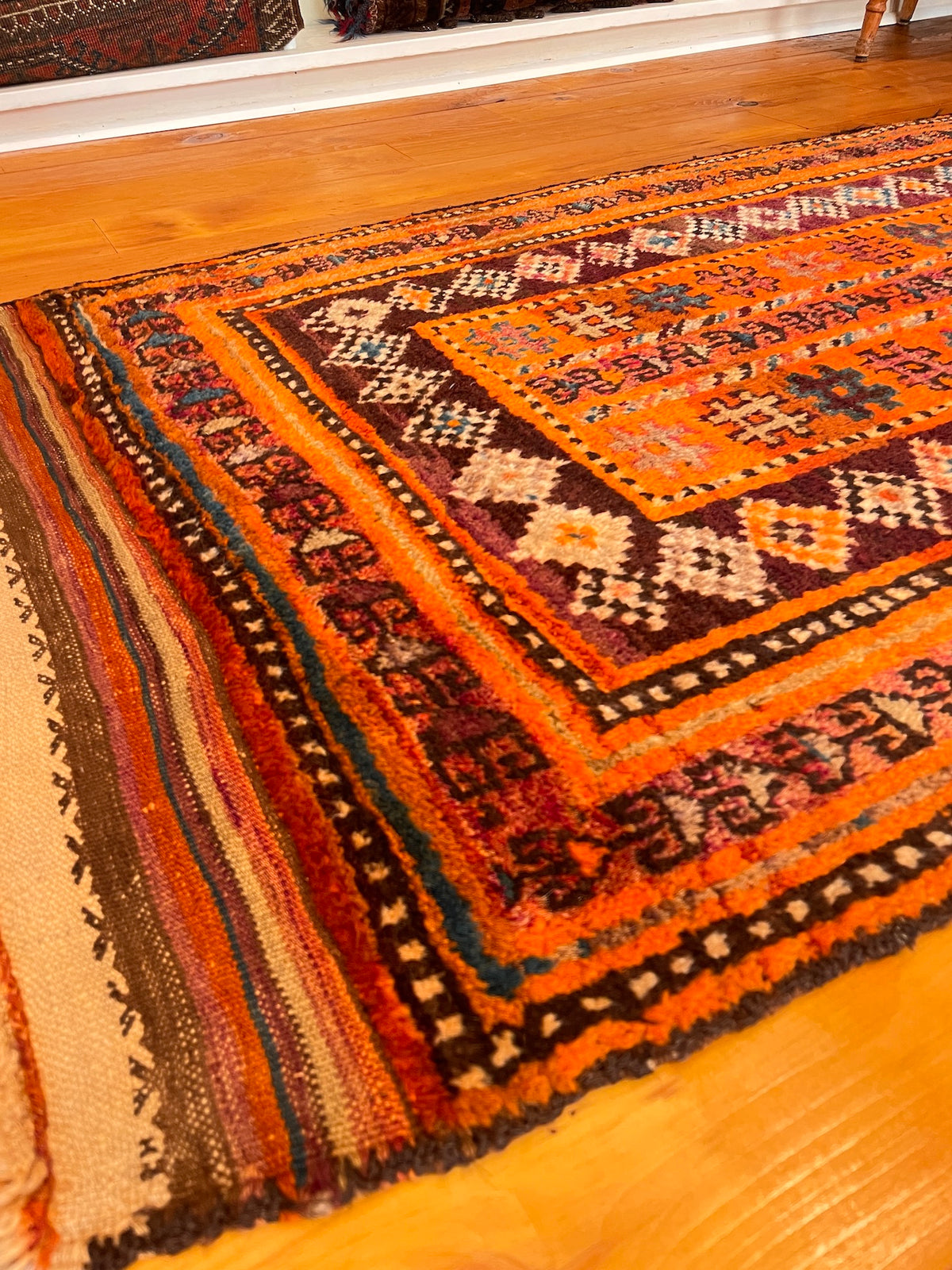 3&#39;1 X 5&#39;5 Vintage Kurdish Baluch Rug [TAK0047]