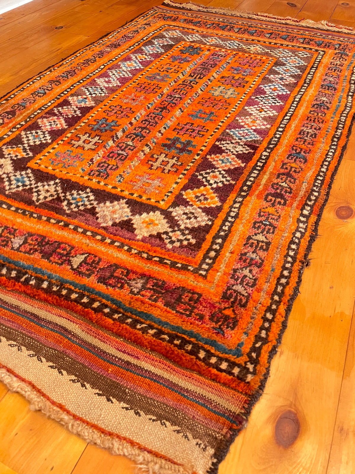 3&#39;1 X 5&#39;5 Vintage Kurdish Baluch Rug [TAK0047]
