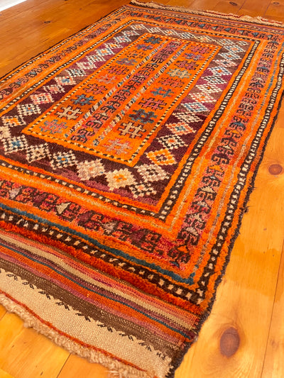 Vintage Kurdish Baluch Rug 3'1 x 5'5