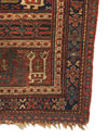 Antique Persian Shahsavan Small Square Rug 1'10 x 1'11