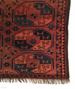 4’6” X 6’4" Small Early 19th Century Ersari Main Carpet [RR-0081]