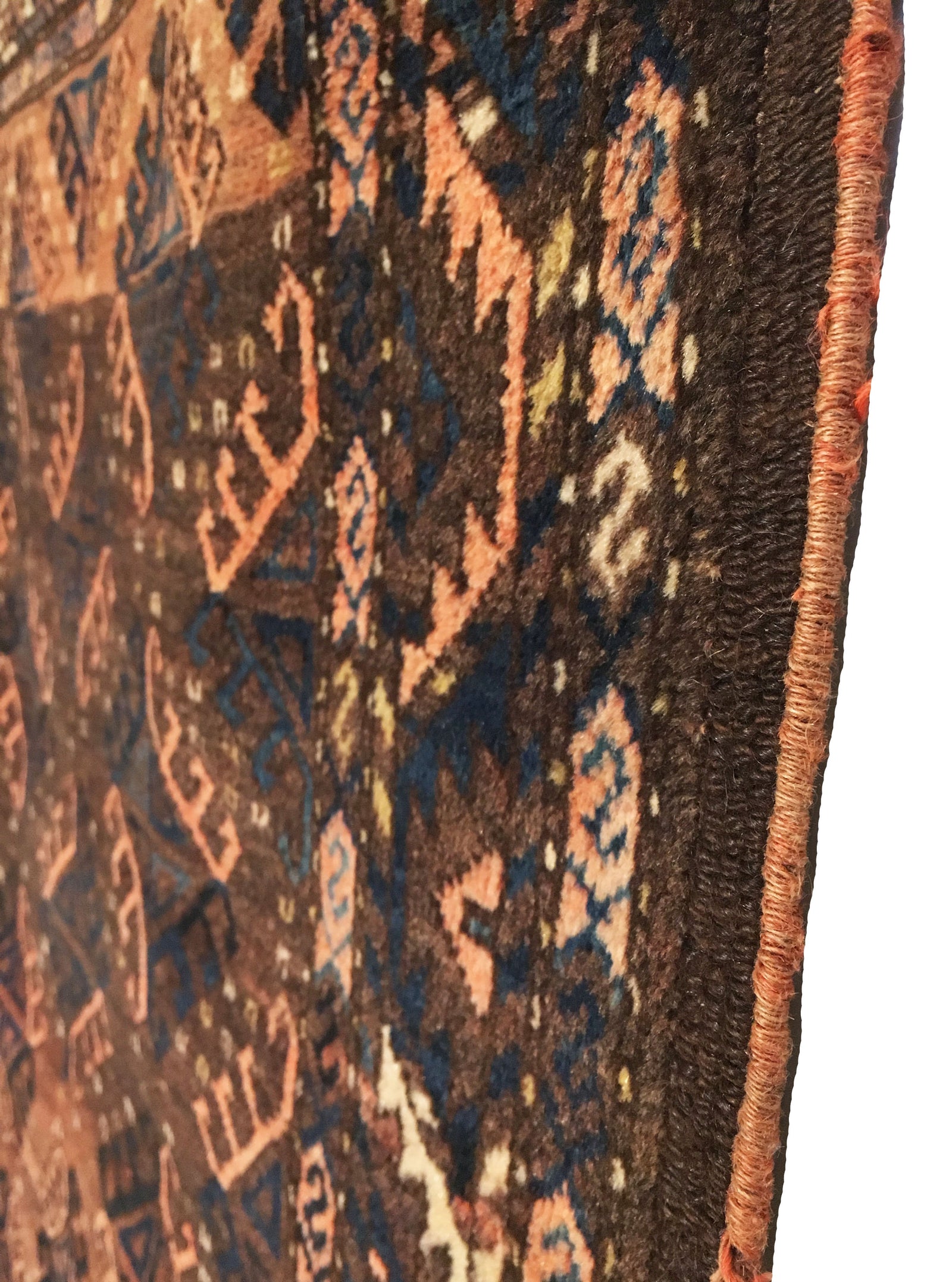 3'1" X 4'8" Antique Turkmen Yomud Small Rug