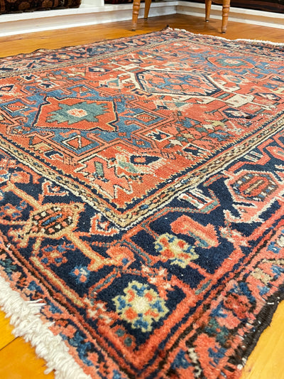 Antique Persian Karaja 3’7 x 4’3