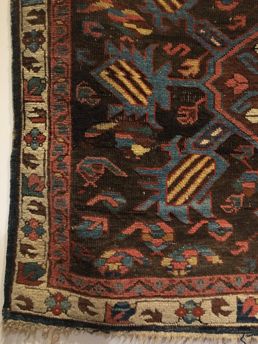4&#39;9&quot; X 3&#39;5&quot; Kuba Bird Rug [RR-0209]